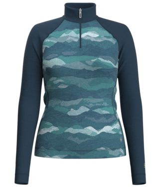 Women's Classic Thermal Merino Wool Base Layer Top 1/4 Zip Long Sleeve Shirt - Warm Winter Underwear for Skiing, Hiking & Outdoor Activities