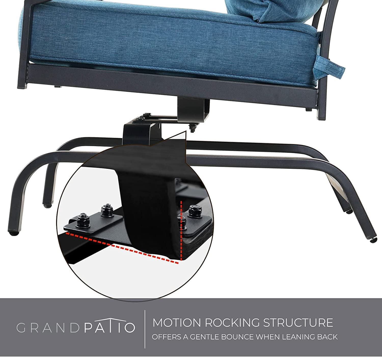 5-Piece Outdoor Patio Furniture Set with 29