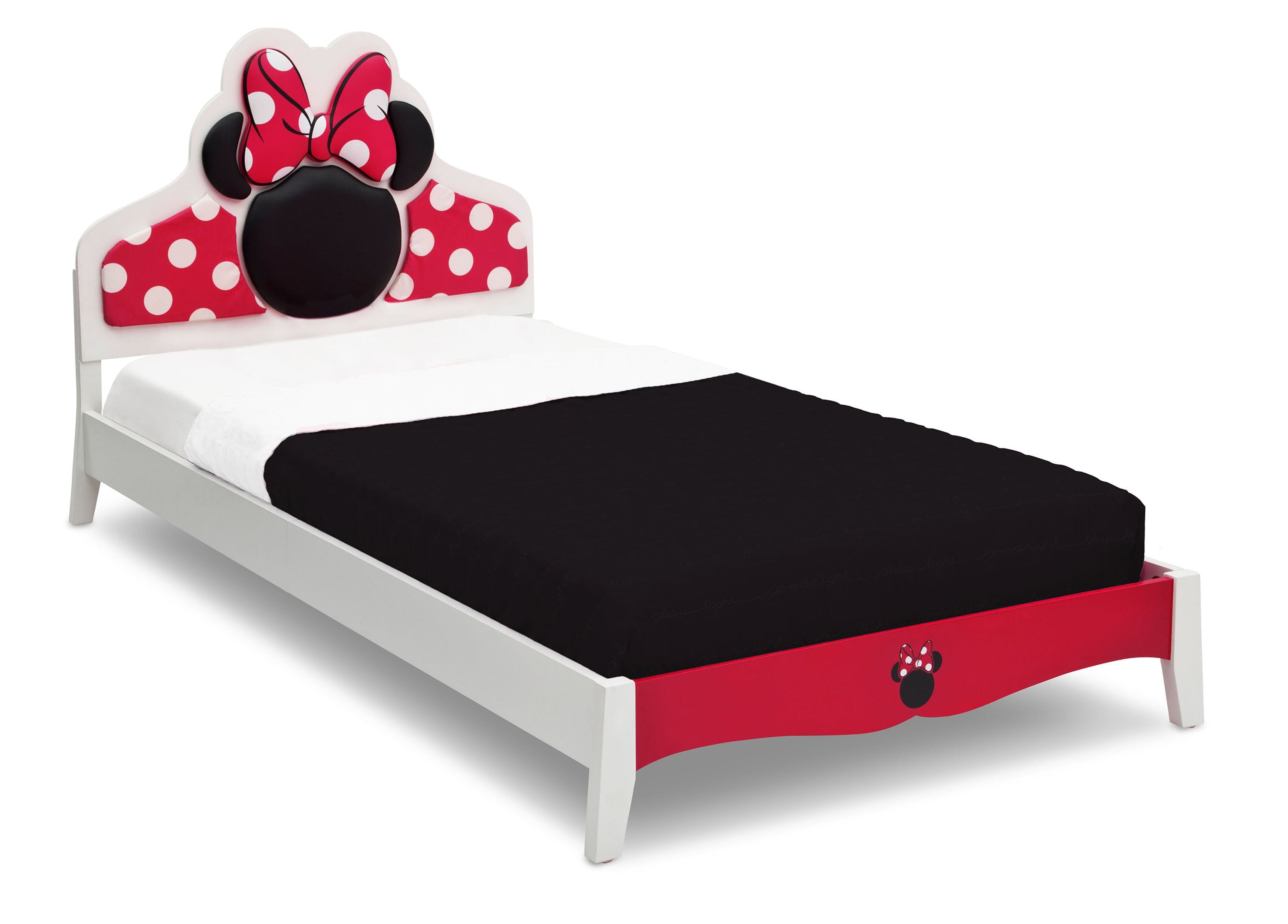 Minnie Mouse Twin Bed Set - Soft Plush Disney Princess Bedding for Girls Room Decor | Perfect for Kids Bedrooms, Sleepovers & Disney Themed Parties