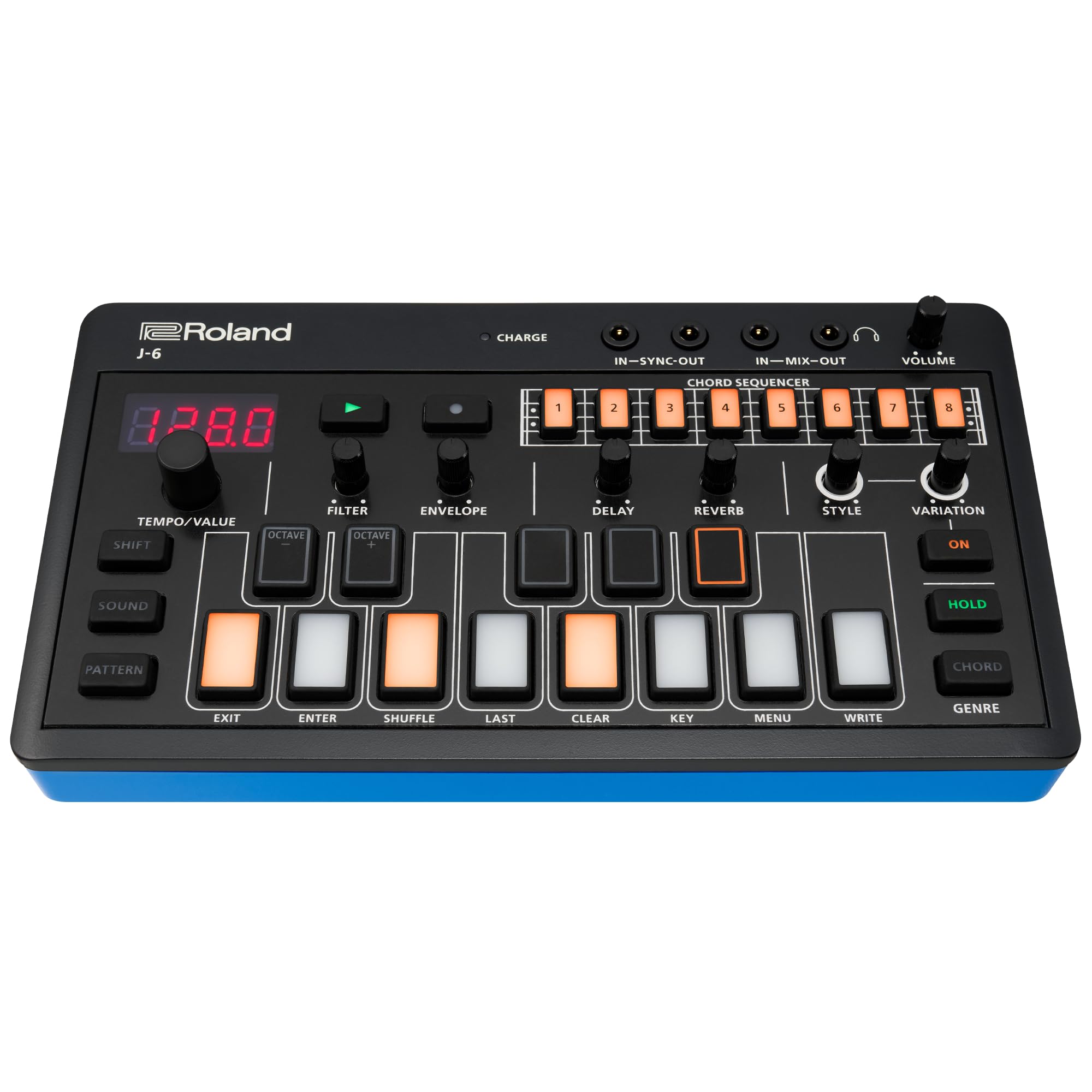 Roland AIRA Compact J-6 Portable Synthesizer - Professional Song Creation Machine with JUNO-60 Synth Engine, Chord Sequencer & Built-in Effects | Ideal for Music Production, Live Performance & Studio Recording
