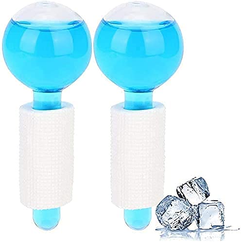 VIRZA TRADE Ice Globe Facial Massager - 2 Pack Cooling Face Roller Balls for Skin Tightening & Puffiness Relief | Perfect for Morning Routine, Spa Day & Post-Workout Recovery