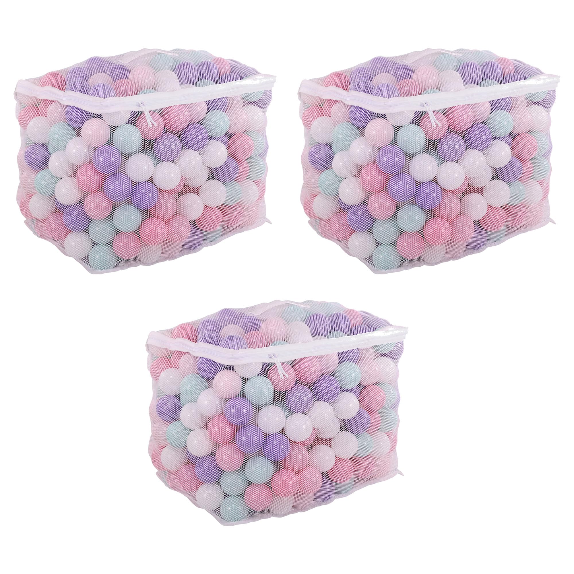 BalanceFrom Play Pit Balls - 200-Pack Colorful Plastic Ball Pit Balls for Kids | Safe, Non-Toxic Toy Balls for Playpens, Bounce Houses, Pools & Indoor/Outdoor Play Areas | Perfect for Birthday Parties, Daycare Centers & Sensory Play