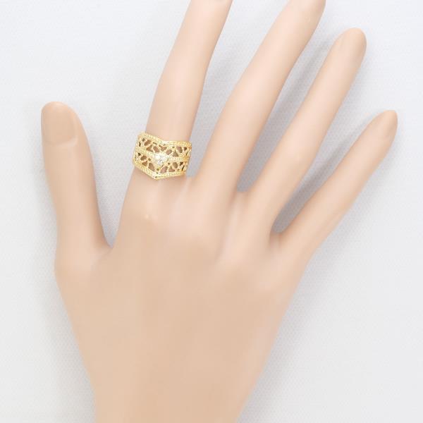 18K Yellow Gold Diamond Ring for Women - Elegant Solitaire Engagement & Wedding Band - Perfect for Proposals, Anniversaries, and Special Occasions