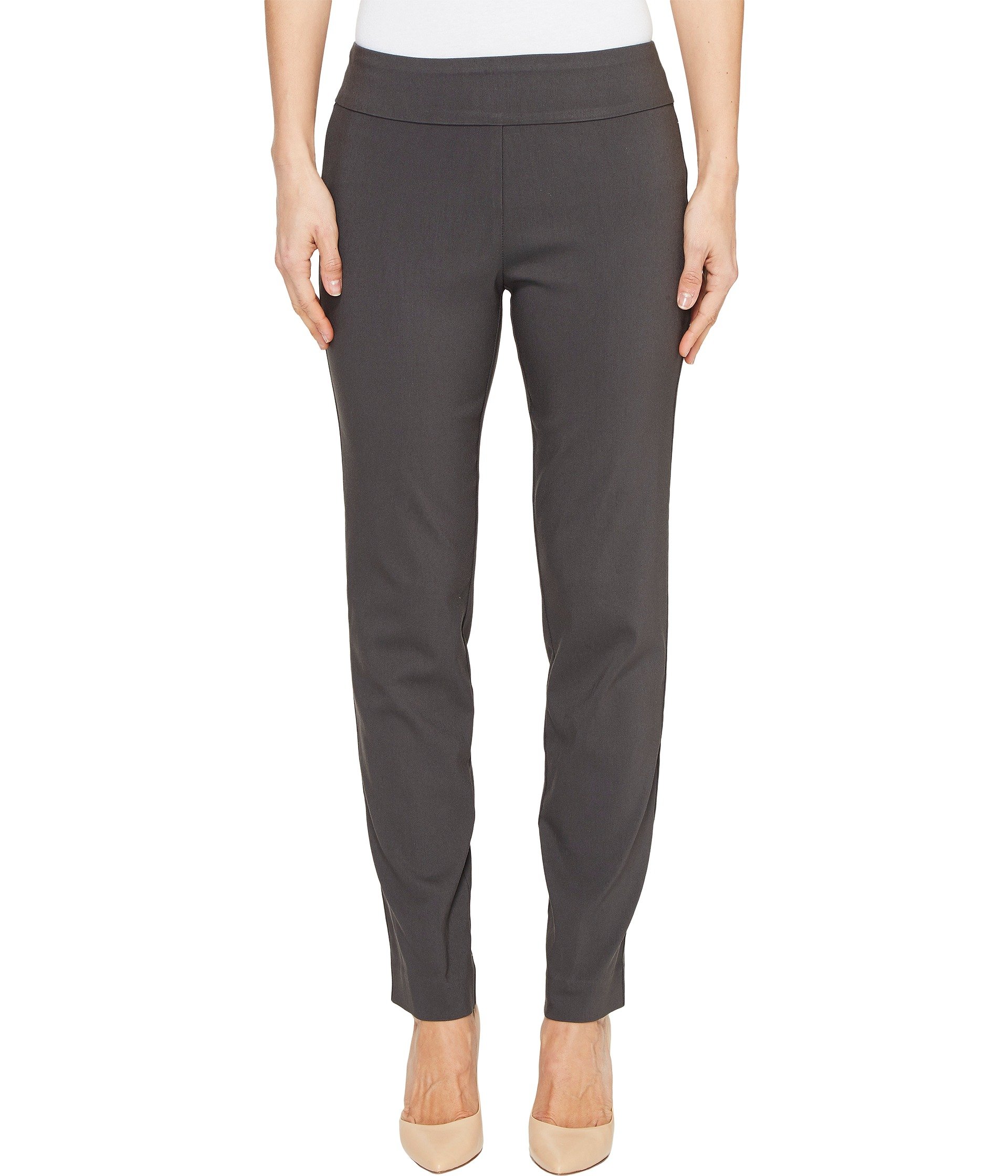 Krazy Larry Women's Pull-On Ankle Pants - Comfortable Stretchy Casual Pants for Work, Travel & Everyday Wear