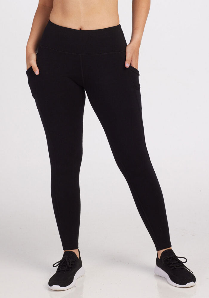 Piper Pocket Leggings for Women - High Waist Yoga Pants with Side Pockets - Perfect for Workout, Running, Travel & Everyday Wear