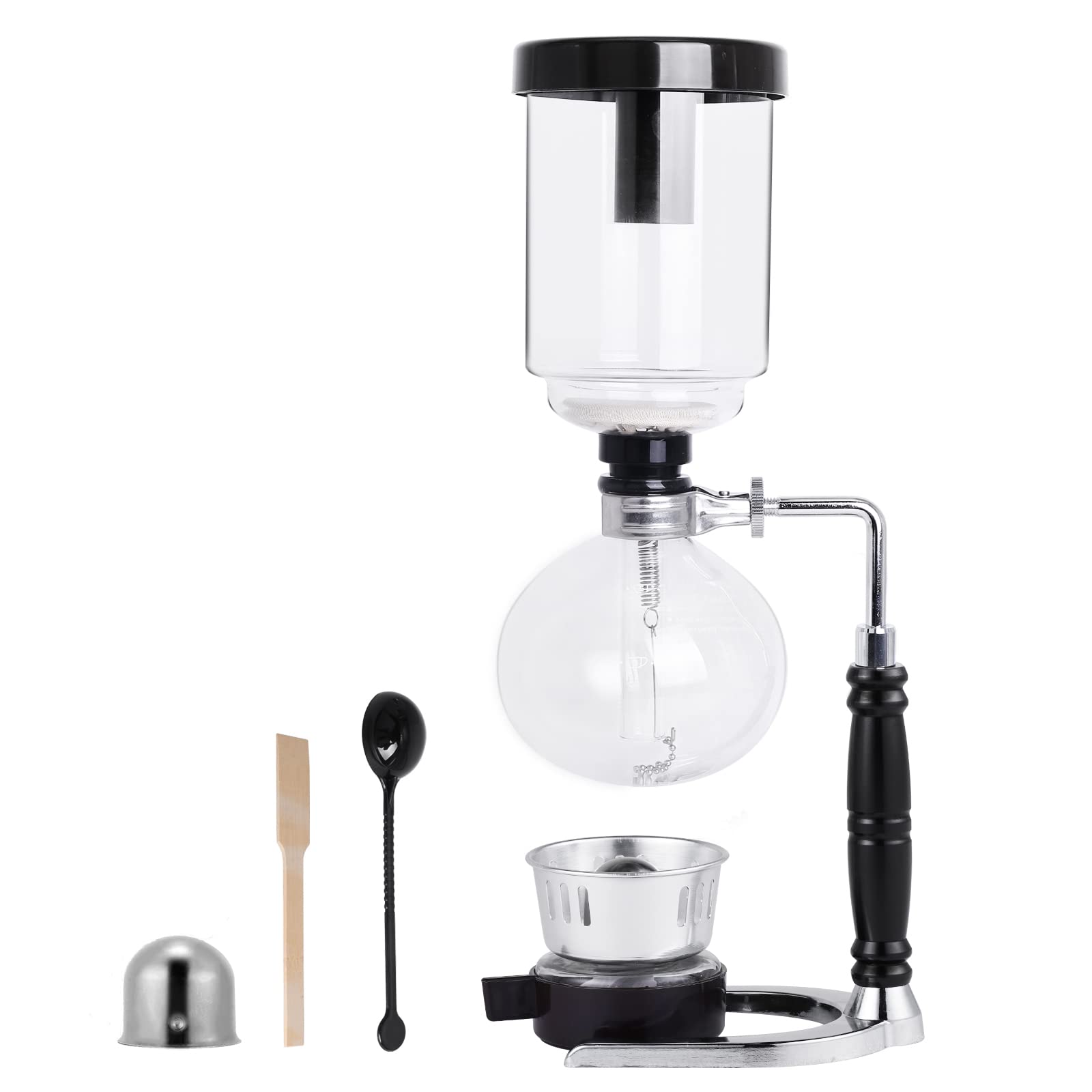Premium YUCHENGTECH 5-Cup (600ml) Glass Siphon Coffee Maker - Vacuum Brewing System for Home & Cafe Use | Perfect for Pour Over, Cold Brew & Specialty Coffee Preparation