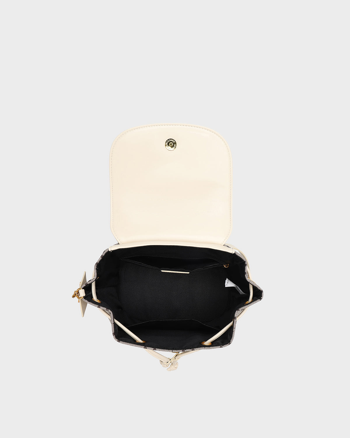 Stylish White Glam Backpack for Women - Trendy Fashion Shoulder Bag for Work, Travel & School | Lightweight Durable Design with Multiple Pockets