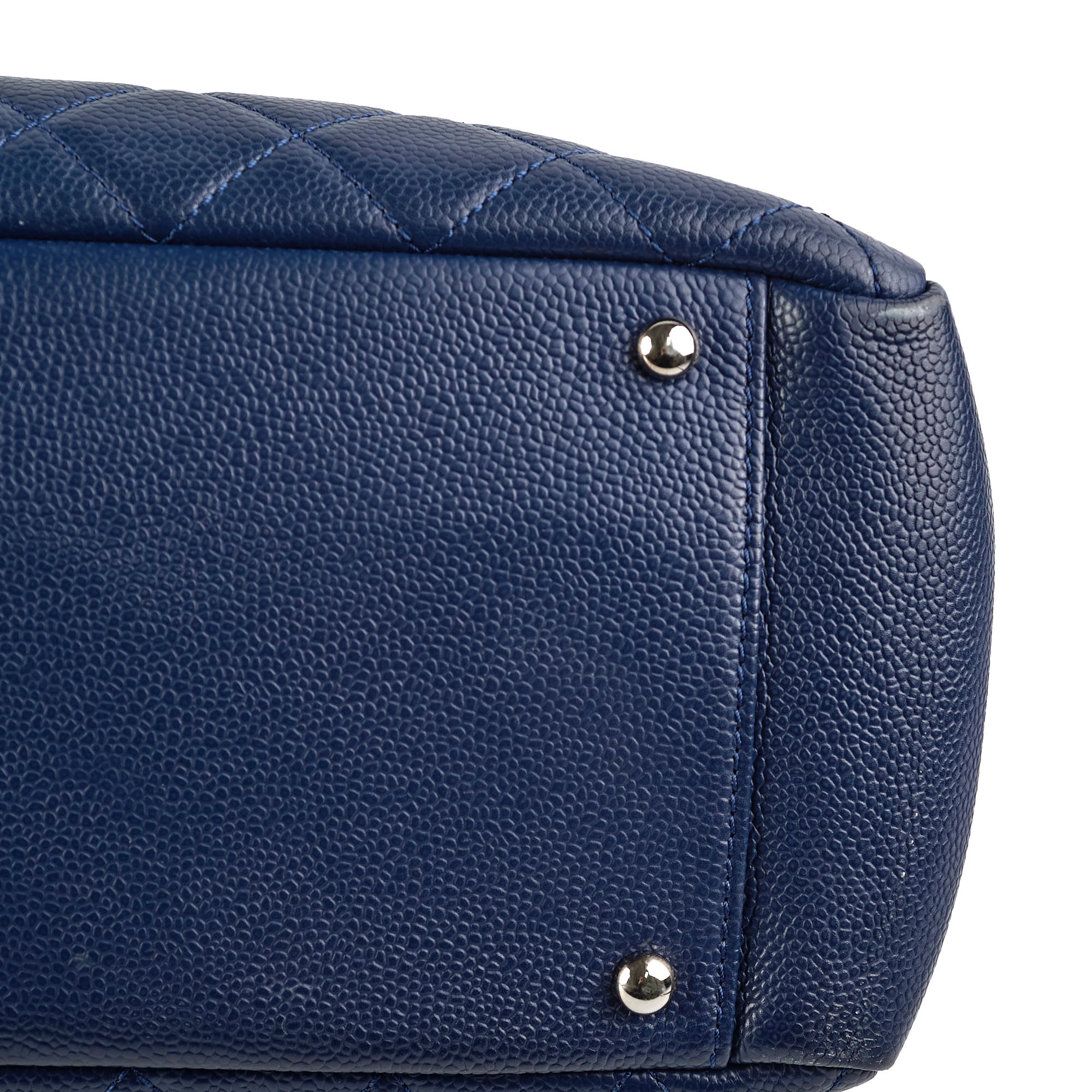 Chanel Caviar GST XL Tote Bag in Navy Blue - Luxury Designer Handbag for Women, Perfect for Work, Travel & Everyday Use
