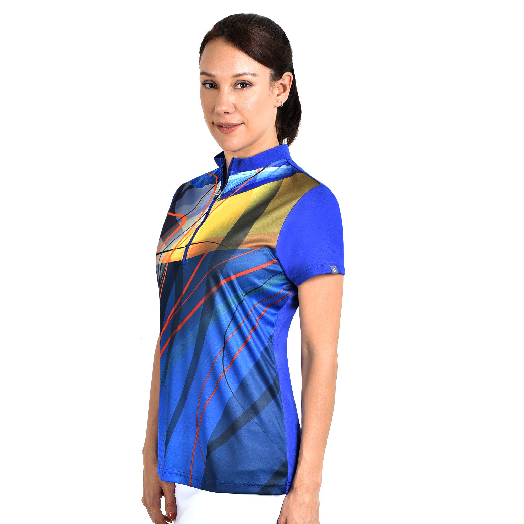 Women's Bowling Jersey - Moisture-Wicking & Quick-Dry Sublimation Printed Shirt (Sizes S-5XL) - Perfect for Bowling Leagues, Tournaments & Casual Play