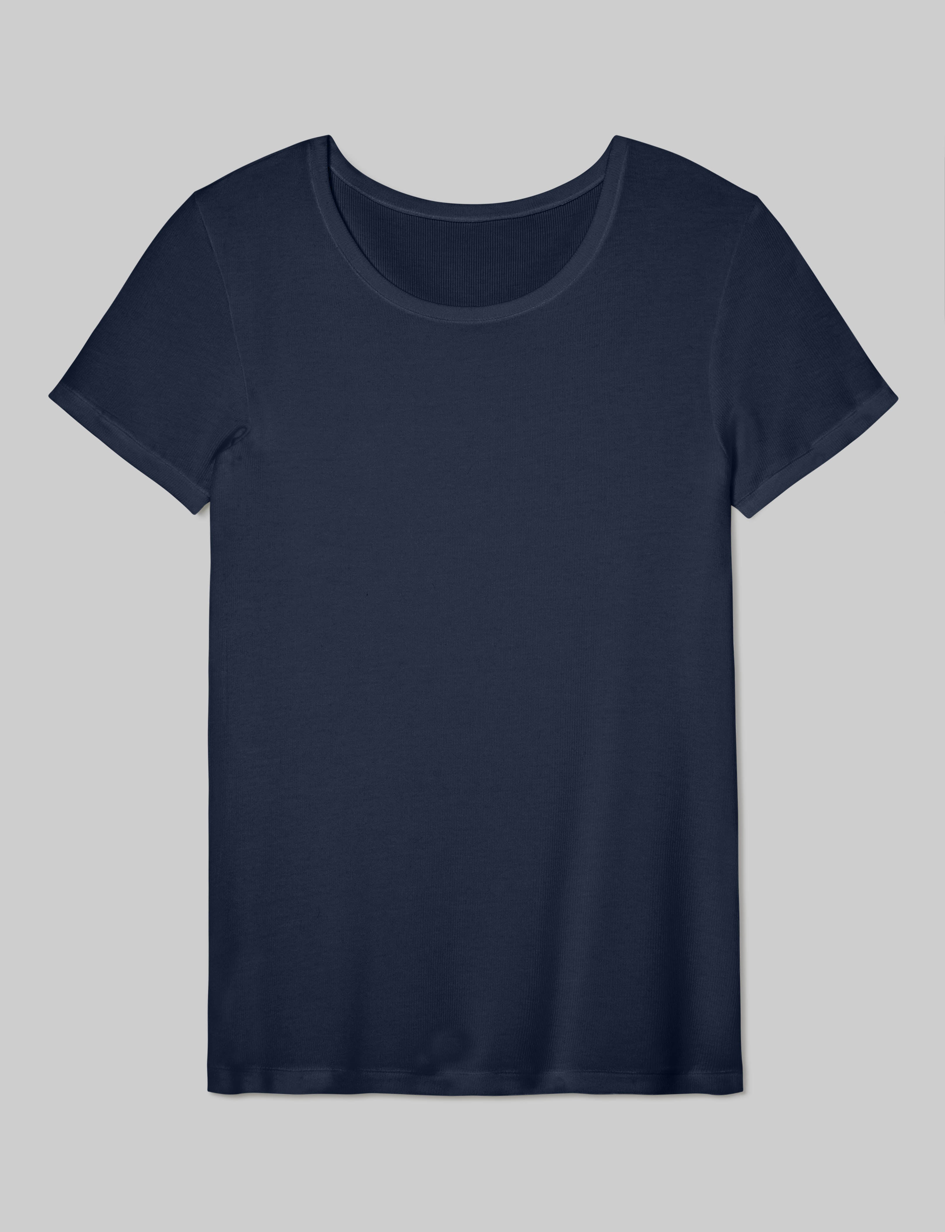 Women's Micro Rib Cap Sleeve T-Shirt - Soft Stretch Casual Top for Everyday Wear | Perfect for Layering, Workouts & Lounge Outfits