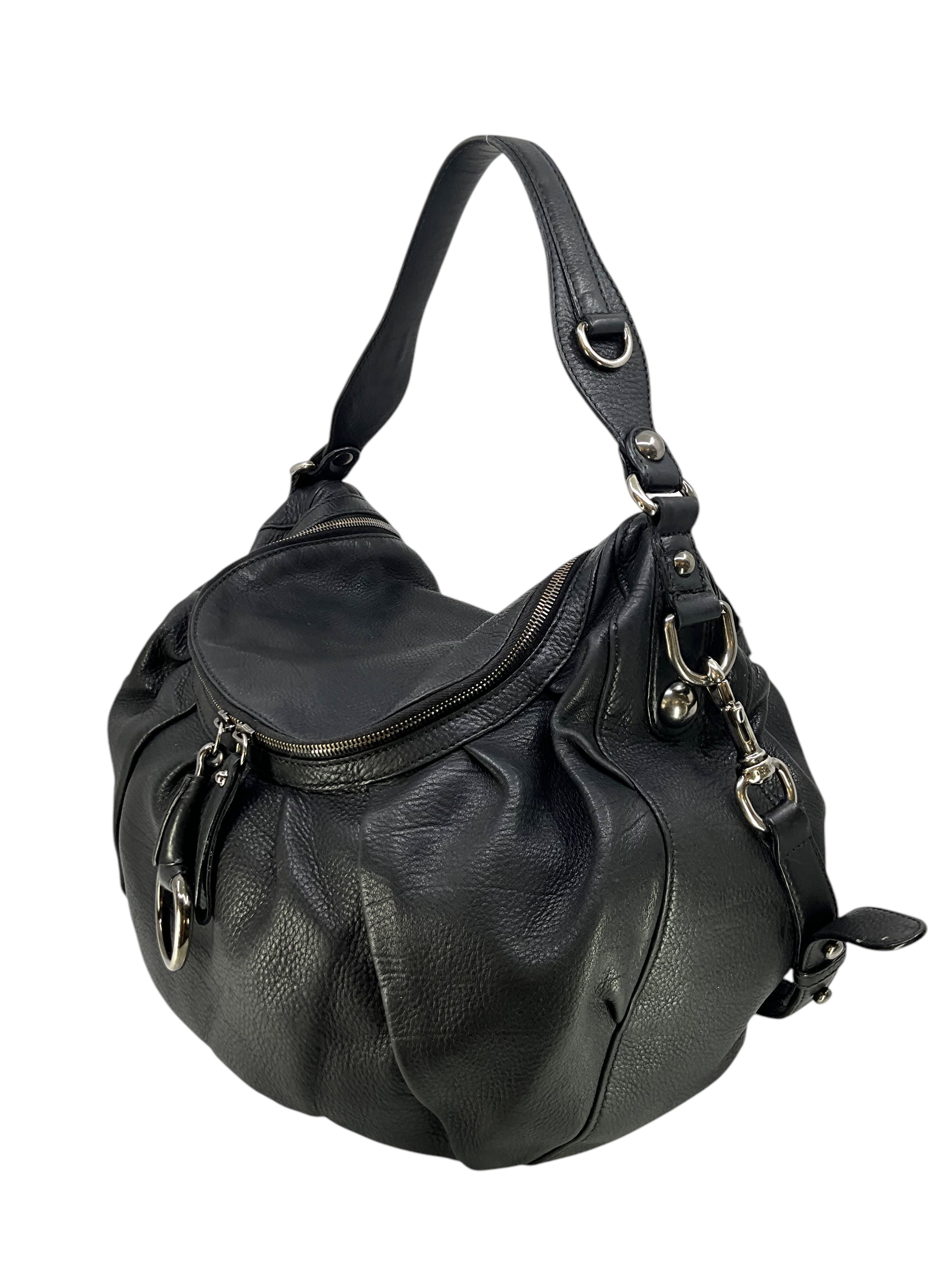 Gucci Icon Bit Leather Large Hobo Bag - Luxury Designer Shoulder Bag for Women | Perfect for Work, Travel & Evening Events