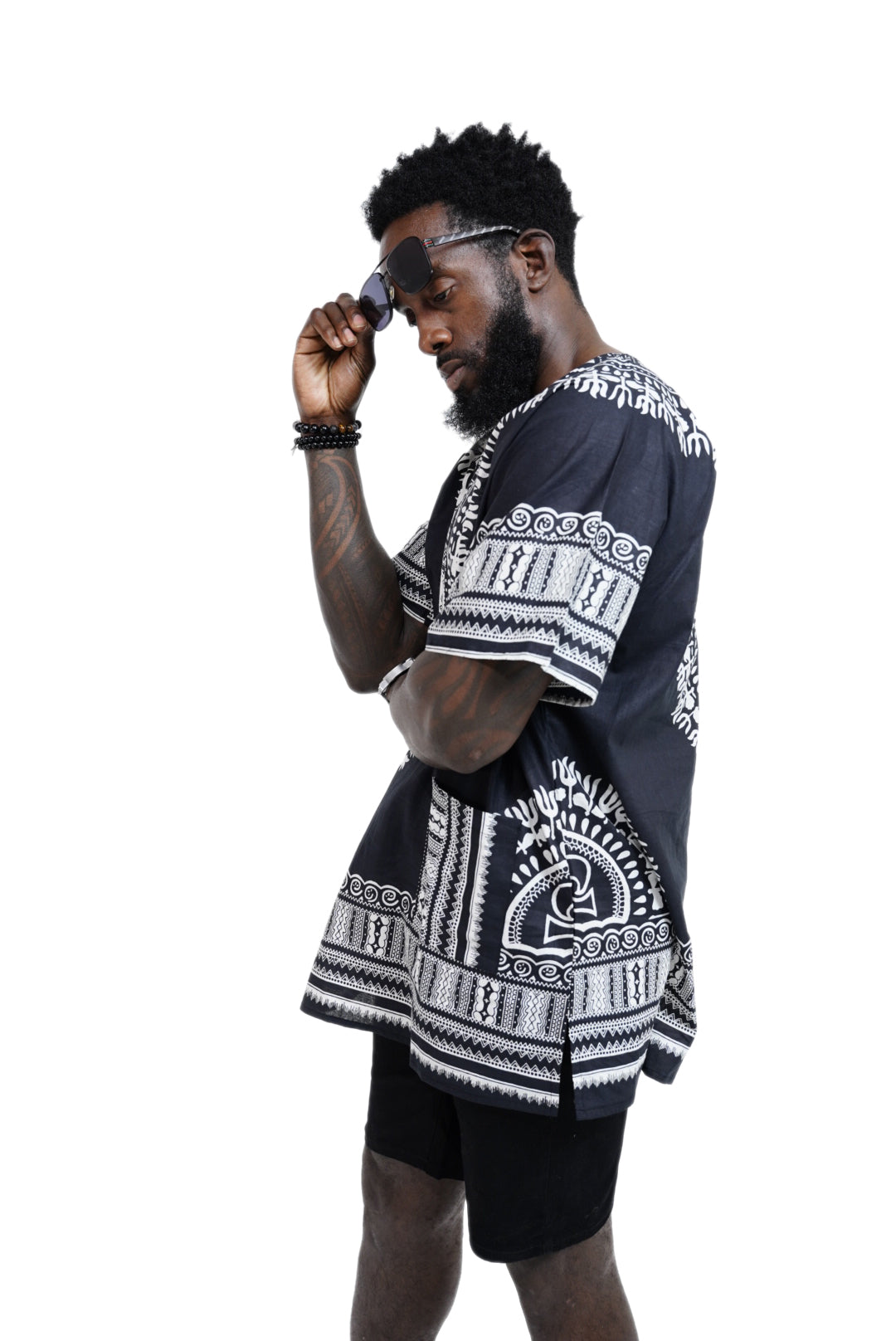 African Print Unisex Dashiki Shirt for Men & Women | Traditional Ankara Cotton Tunic Top | Perfect for Festivals, Concerts, Cruises & Outdoor Events | DP3578