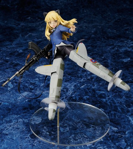 Strike Witches Perrine Clostermann 1/8 Scale PVC Anime Figure - Collectible Character Model for Display, Gift, and Anime Fans