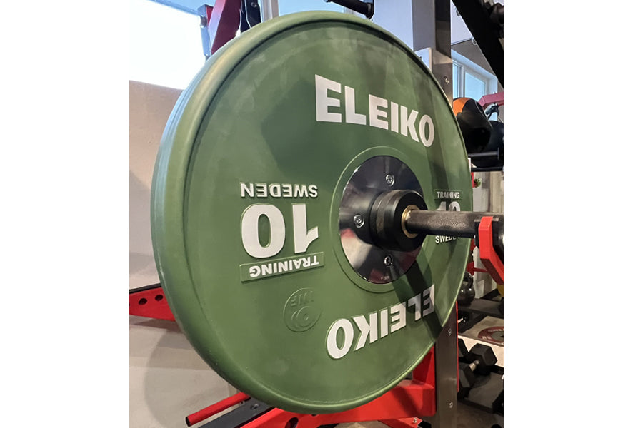 Eleiko IWF Olympic Training Bumper Plates - Premium Weightlifting Plates for CrossFit, Powerlifting & Home Gym Workouts