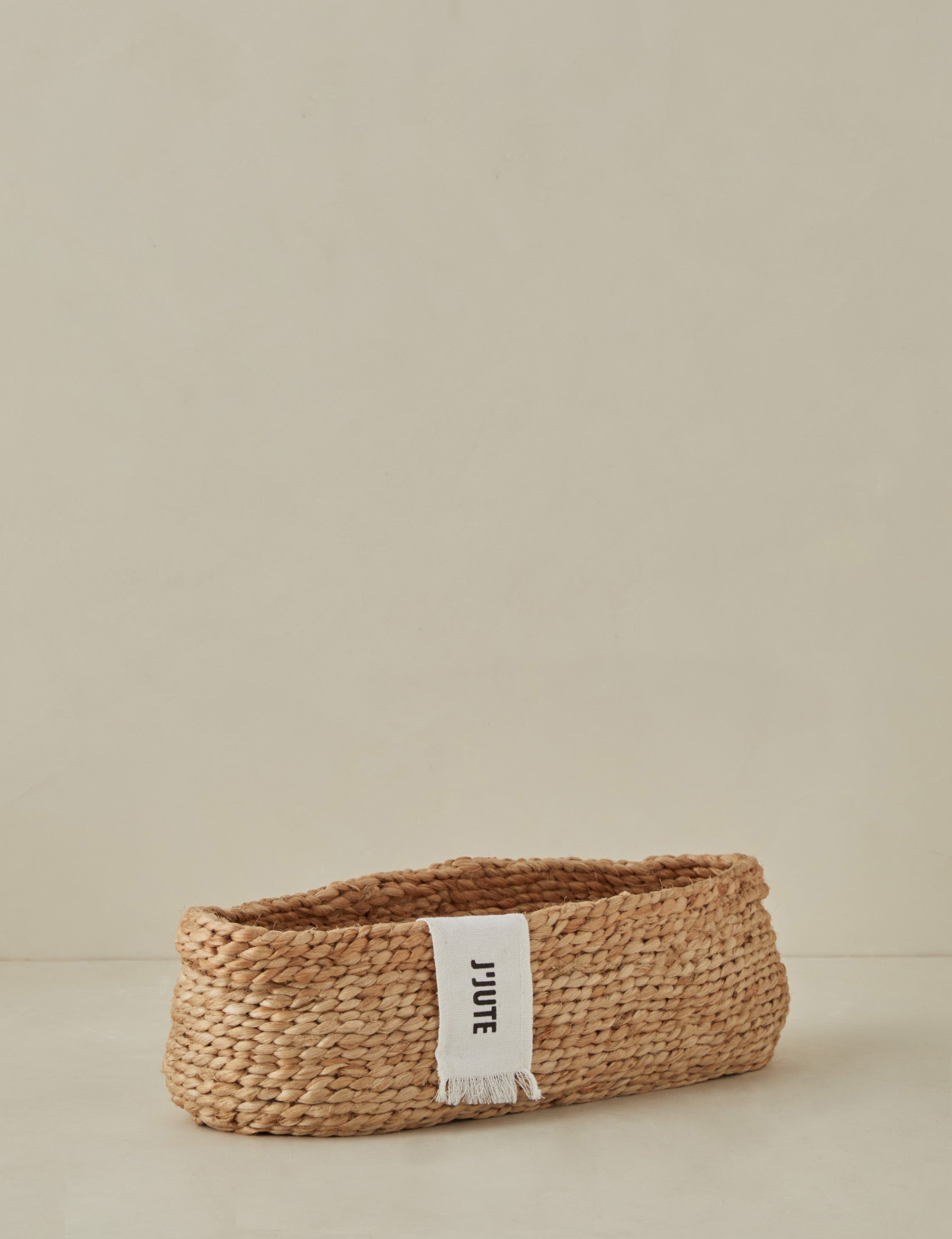 J'Jute Camp Cove Basket - Eco-Friendly Handwoven Storage Basket for Home, Office & Beach - Perfect for Organizing, Picnics & Coastal Decor