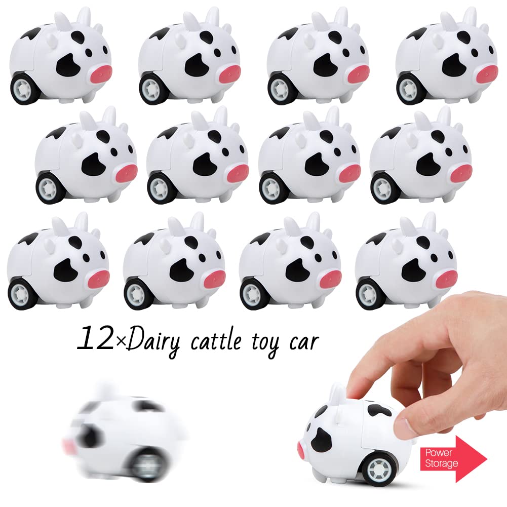Fozi Cozi 134PCS Farm Animal Party Favors Set for Kids Ages 4-8 - Cow Themed Birthday Party Supplies & Baby Shower Goodie Bag Fillers with Keychains, Stickers, Necklaces | Perfect for Farm Birthday Parties, Classroom Rewards & Party Favors