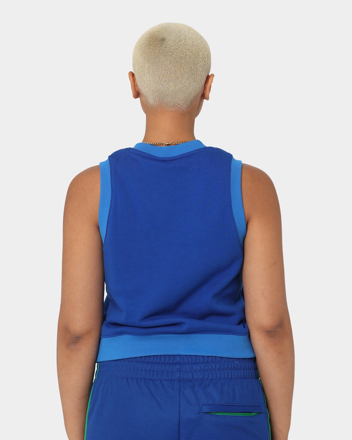 Adidas Adicolor Women's Sweater Vest in Collegiate Royal | Casual Pullover for Women | Perfect for Work, School & Everyday Wear