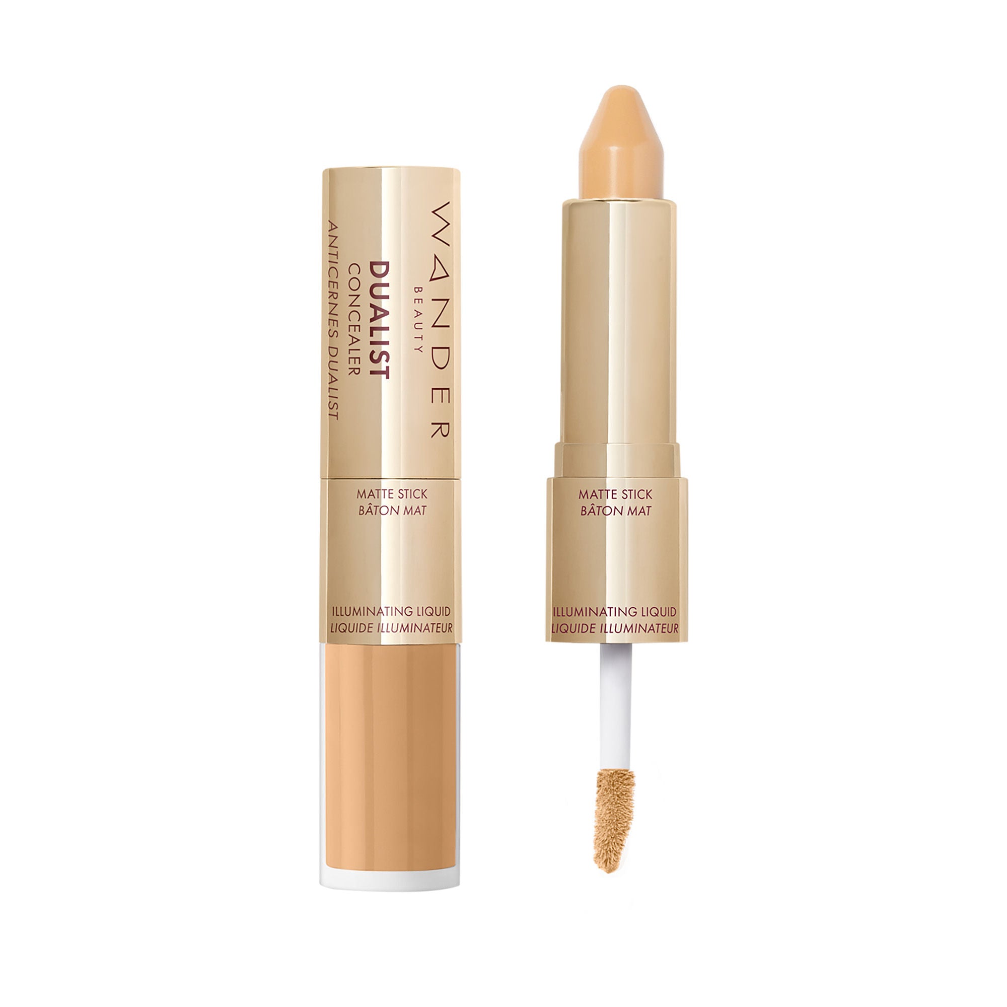 Dualist Matte and Illuminating Concealer - Full Coverage Makeup for Dark Circles & Blemishes | Perfect for Everyday Wear & Special Occasions