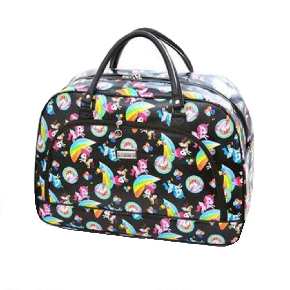 Stylish Large Capacity PU Leather Travel Tote Bag with Horse Print - Crossbody Shoulder Bag for Women, Perfect for Short Trips, Shopping & Daily Use
