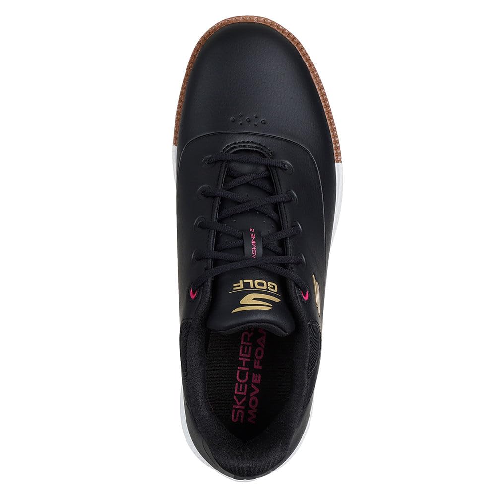Skechers Women's Jasmine Waterproof Golf Shoes - Comfortable Sneakers for Women, Non-Slip Golf Walking Shoes with Arch Support - Perfect for Golfing, Walking & Outdoor Activities