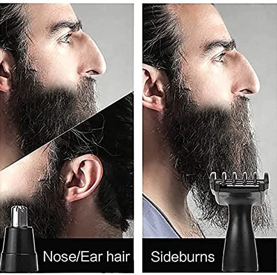 Professional Painless Nose & Ear Hair Trimmer for Men & Women - Waterproof, Easy to Use & Clean, Unisex Grooming Tool - Perfect for Travel, Home & Salon Use