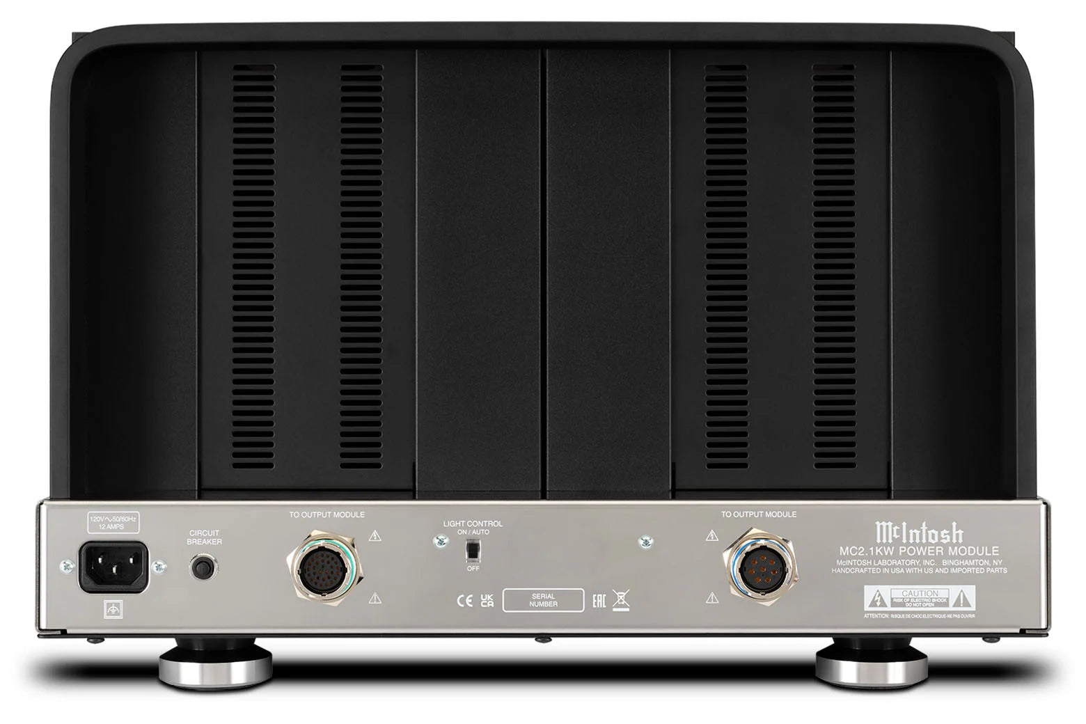 McIntosh MC2.1KW High Power Mono Block Amplifier - 2000W Professional Audio Power Amp for Home Theater & Studio Use