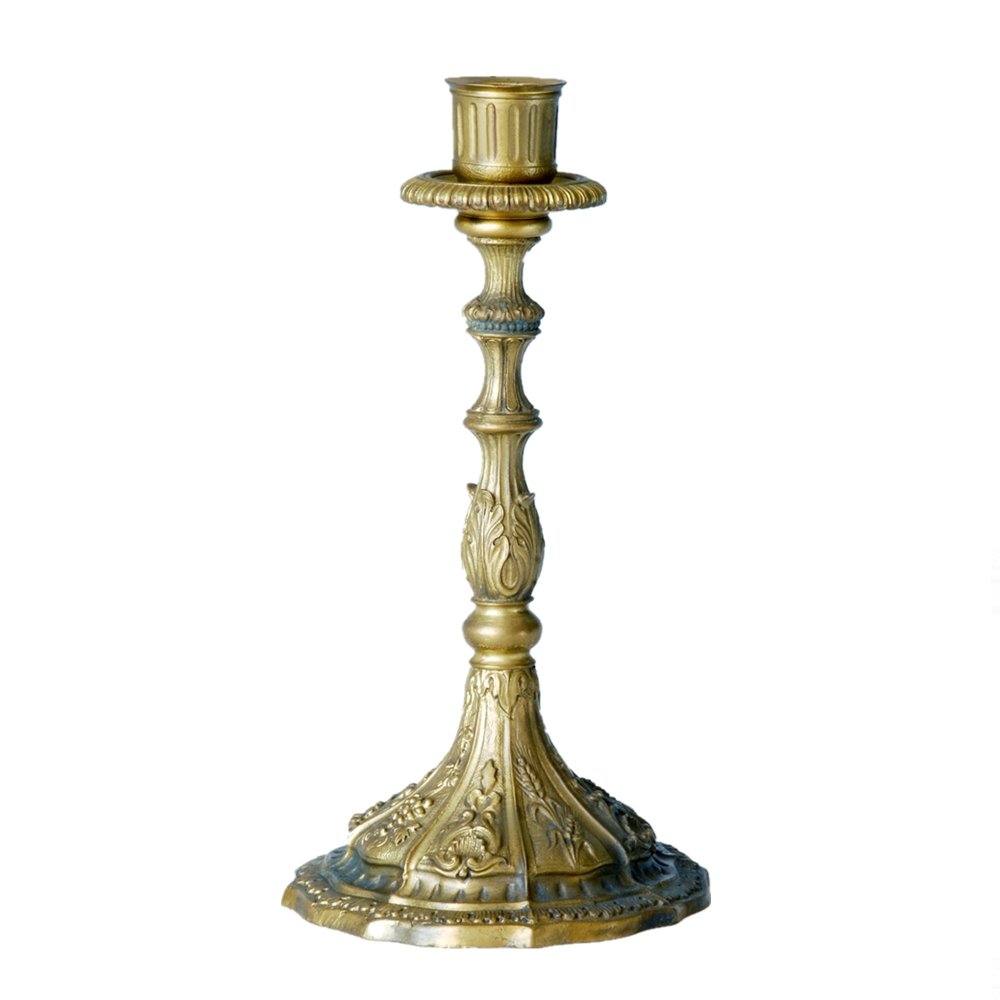 European Bronze Candle Holder - Vintage Home Decor Sculpture TPCH-037 for Dining Table, Fireplace & Wedding Centerpiece