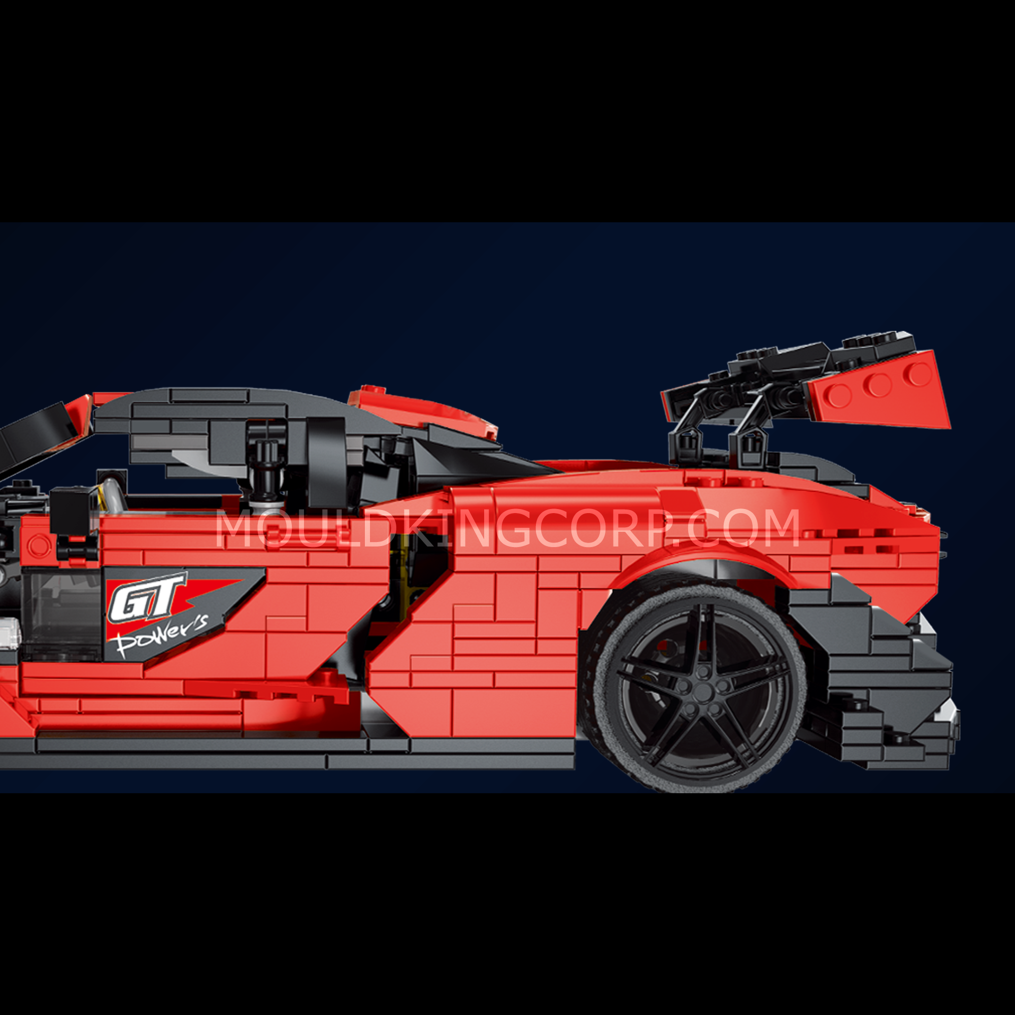 MOULD KING 10007 Creative Senna GTR Sports Car Building Set - 1,182 Pieces Model Kit for Adults & Teens | Perfect for Home Decoration, Gift Giving & Car Enthusiasts Collection