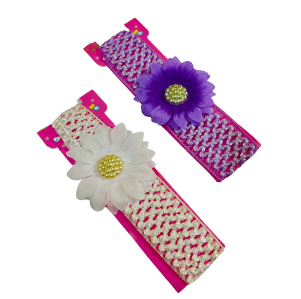 Avanti Creation 12-Pack Colorful Baby Girl Headbands - Soft Elastic Hair Bands for Toddlers & Kids - Perfect for Birthday Parties, Photo Shoots & Everyday Wear