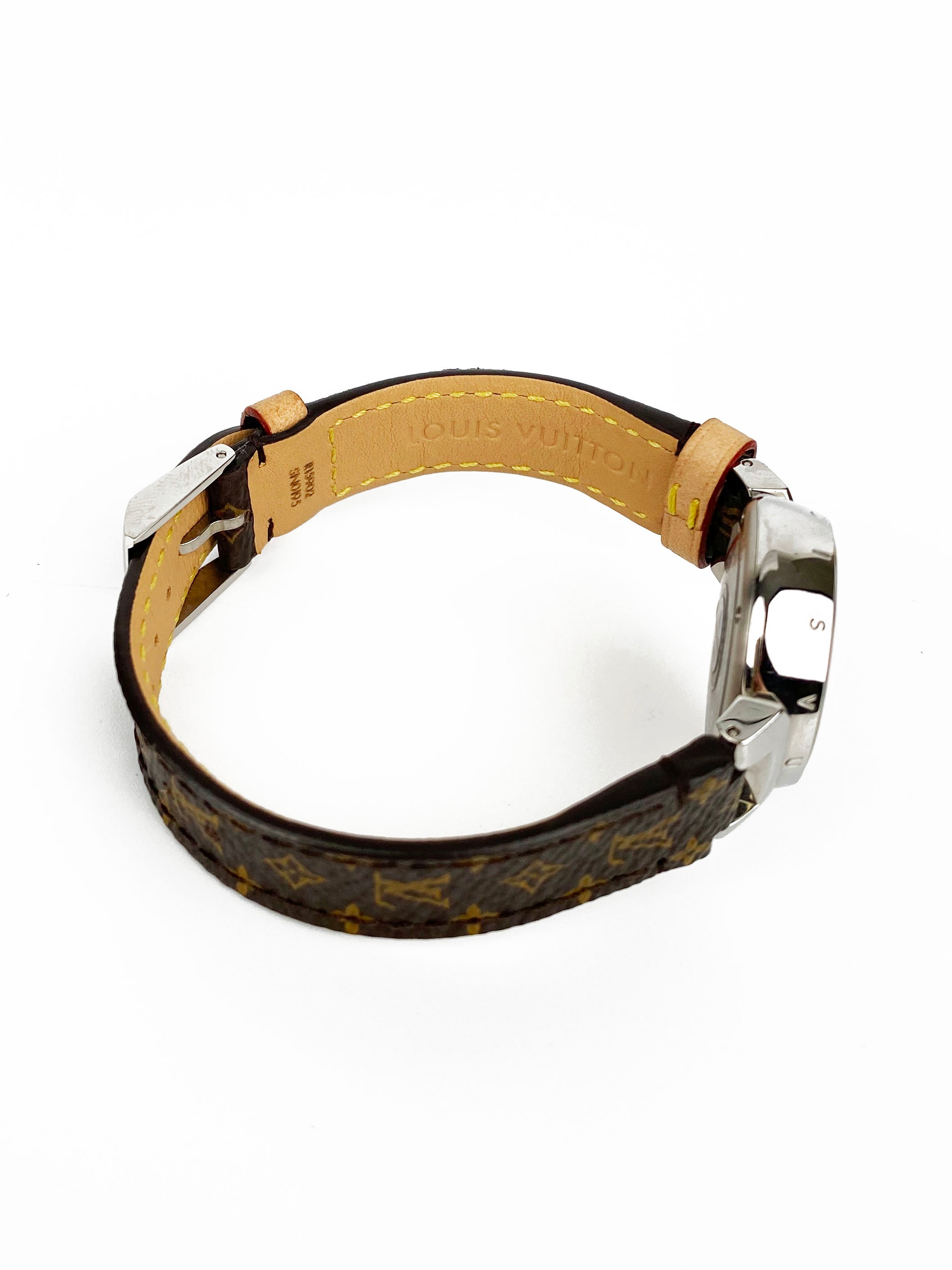 Authentic Louis Vuitton Nanomono Watch for Women & Men - Luxury Swiss Made Smartwatch with Touch Screen - Perfect for Business, Travel & Everyday Wear