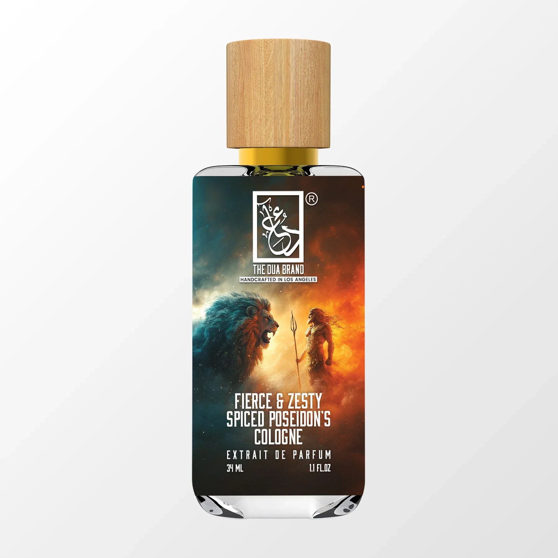 Fierce & Zesty Spiced Poseidon's Cologne for Men - Long Lasting Aquatic Aromatic Fragrance | Perfect for Date Night, Office Wear & Special Occasions