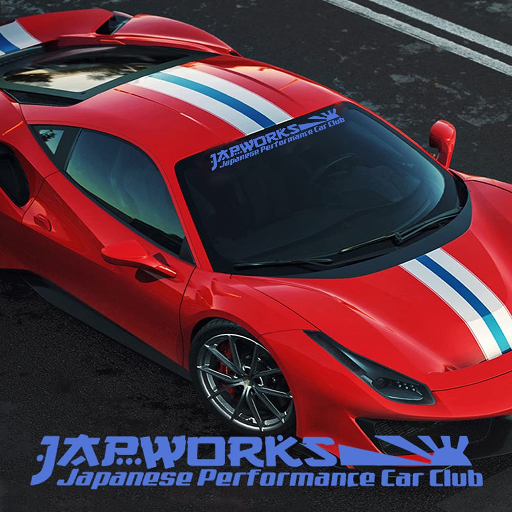 JDM Japanese Performance CAR Club Banner Sticker - Large 4.5