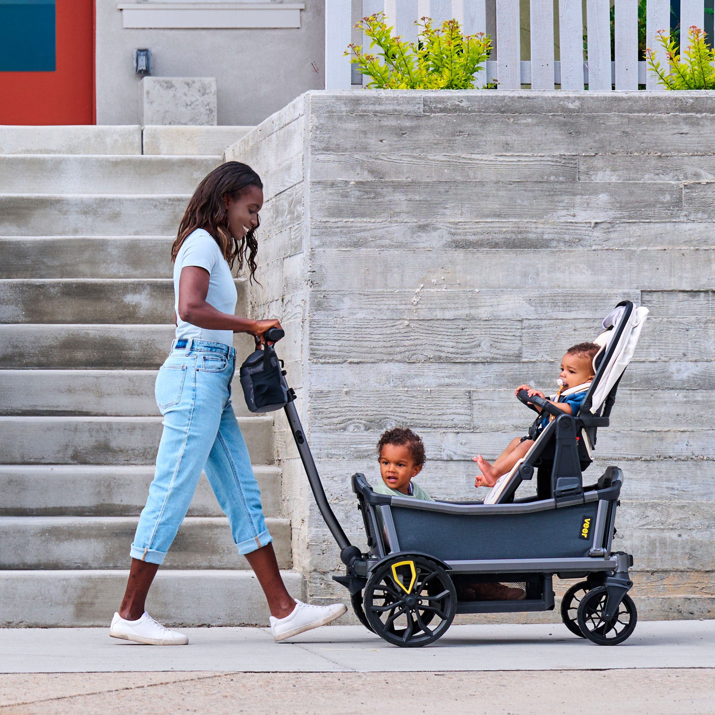 Veer Cruiser City Bike - Lightweight Urban Commuter Bicycle for Men & Women - Perfect for City Riding, Exercise & Daily Commuting