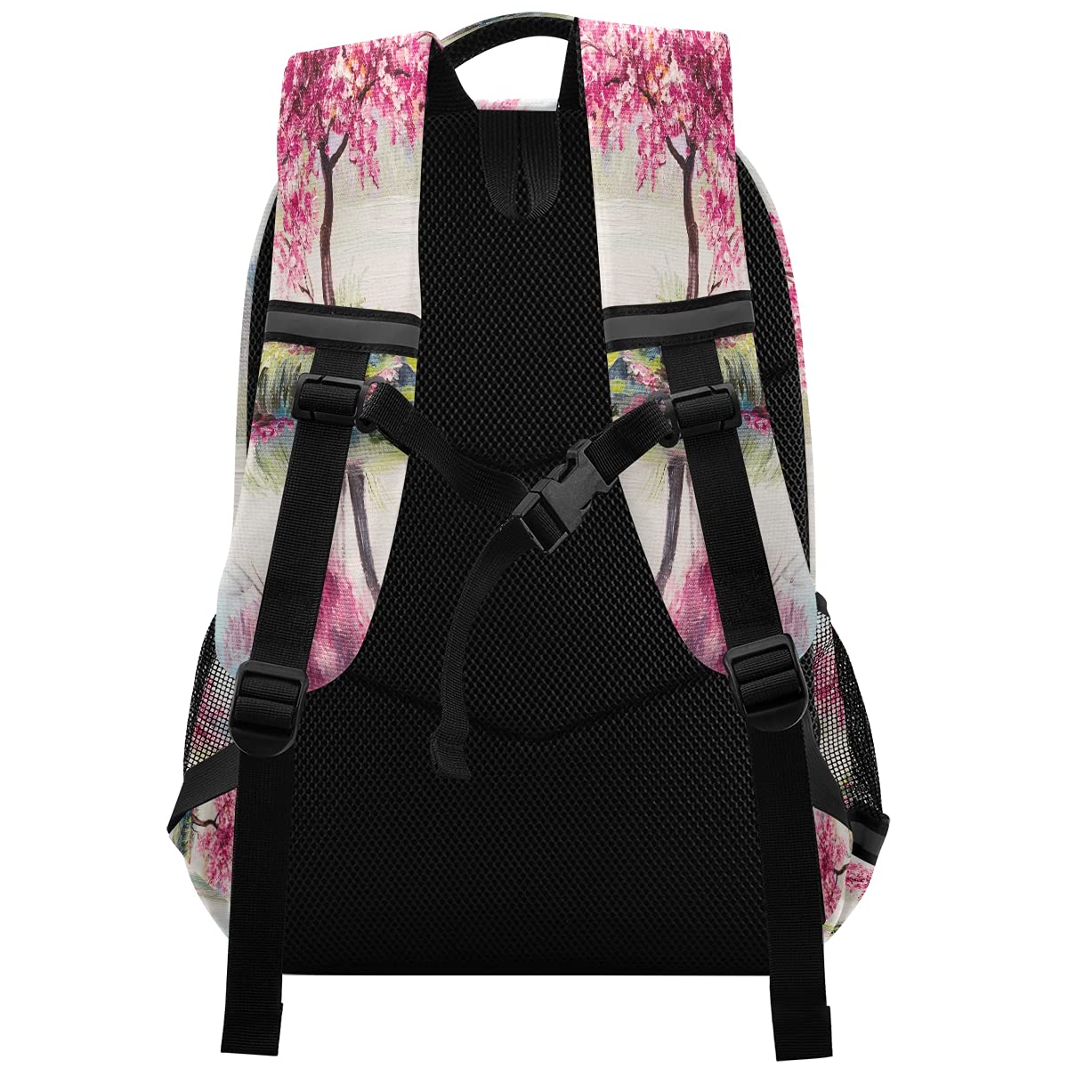 Japanese Cherry Blossom Floral Backpack - Waterproof Laptop Bookbag for School, College & Travel | Stylish Daypack for Women, Men & Teens | Perfect for Work, Commuting & Outdoor Adventures