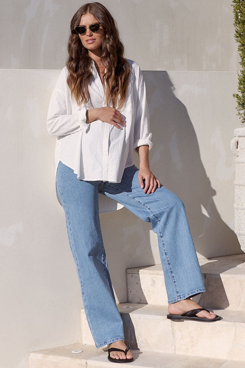 All Hours Wide Leg Jean - High Waist Stretch Denim Pants for Women | Comfortable & Stylish for Work, Casual & Night Out