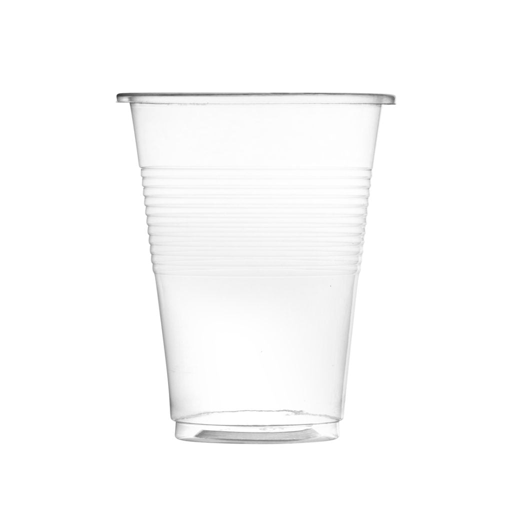 7 oz Clear Plastic Disposable Cups - Bulk Pack of 100, BPA-Free Party Cups for Cold Drinks, Smoothies, and Cocktails - Perfect for Parties, Picnics, and Outdoor Events