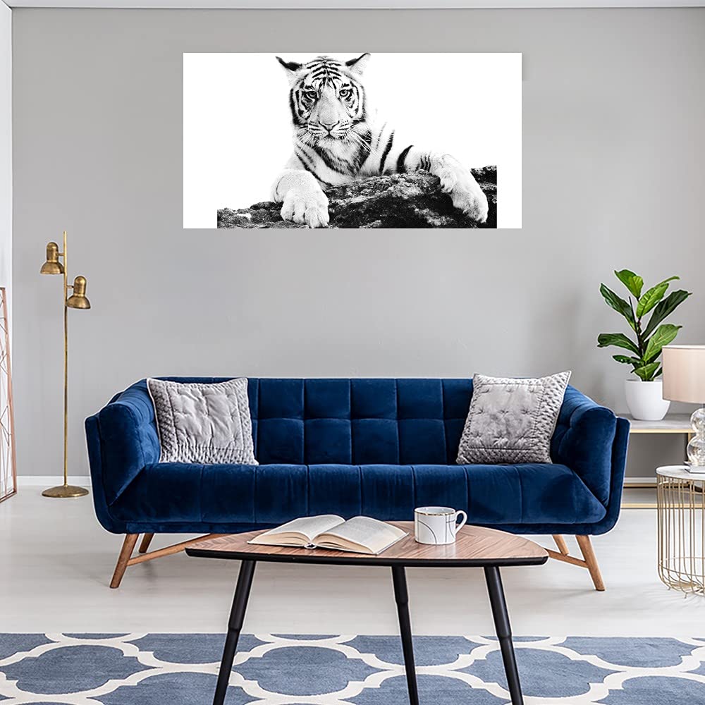 Staffan Widstrand Fine Art Canvas - Paws Ahead Wall Decor for Living Room, Bedroom, Office | 50x26 Inch Ready-to-Hang Canvas Painting | Perfect for Home, Kitchen, Bathroom & Dining Room Decor