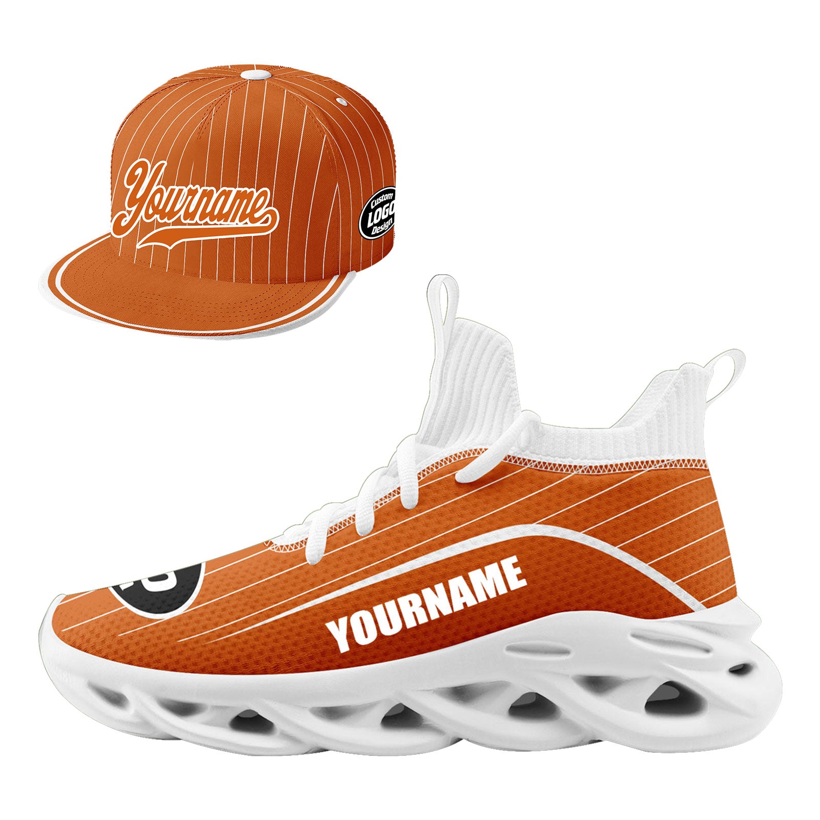 Custom MaxSoul Shoes & Hat Combo - Personalized Matching Set for Men & Women | Perfect for Running, Gym Workouts & Streetwear Fashion