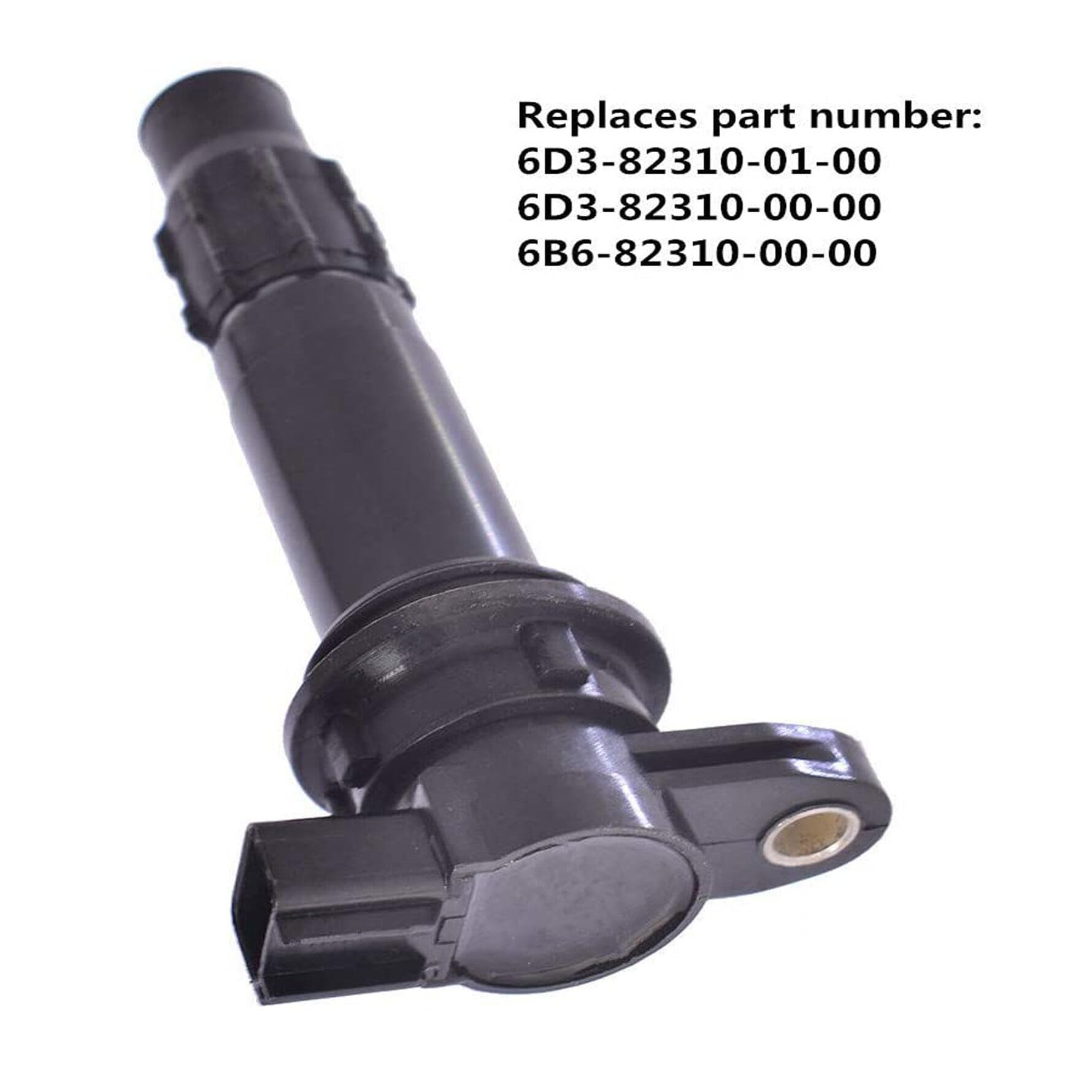 High-Performance Ignition Coil Replacement for Yamaha WaveRunner FX Cruiser FX1000A FX1100A FX1800 - Compatible with 6D3-82310-01-00, 6D3-82310-00-00, 6B6-82310-00-00 - Perfect for Marine Engine Maintenance & Watercraft Repair