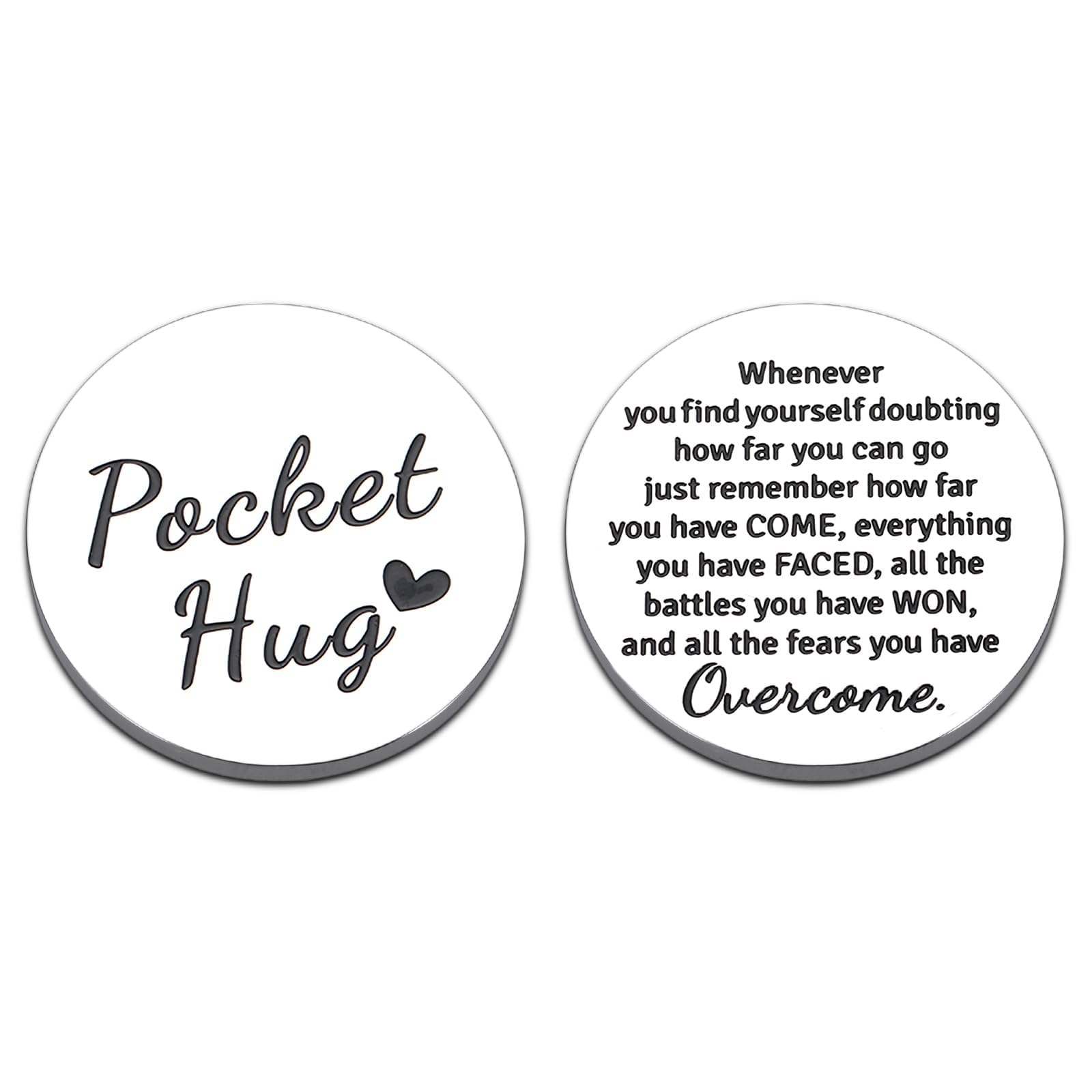 KINMES Breast Cancer Awareness Gifts - Chemotherapy Comfort Items for Women, Pocket Hug Token & Get Well Present - Perfect for Stocking Stuffers, Support Gifts & Cancer Survivor Encouragement (Ideal for Hospital Visits, Recovery Days & Awareness Events)