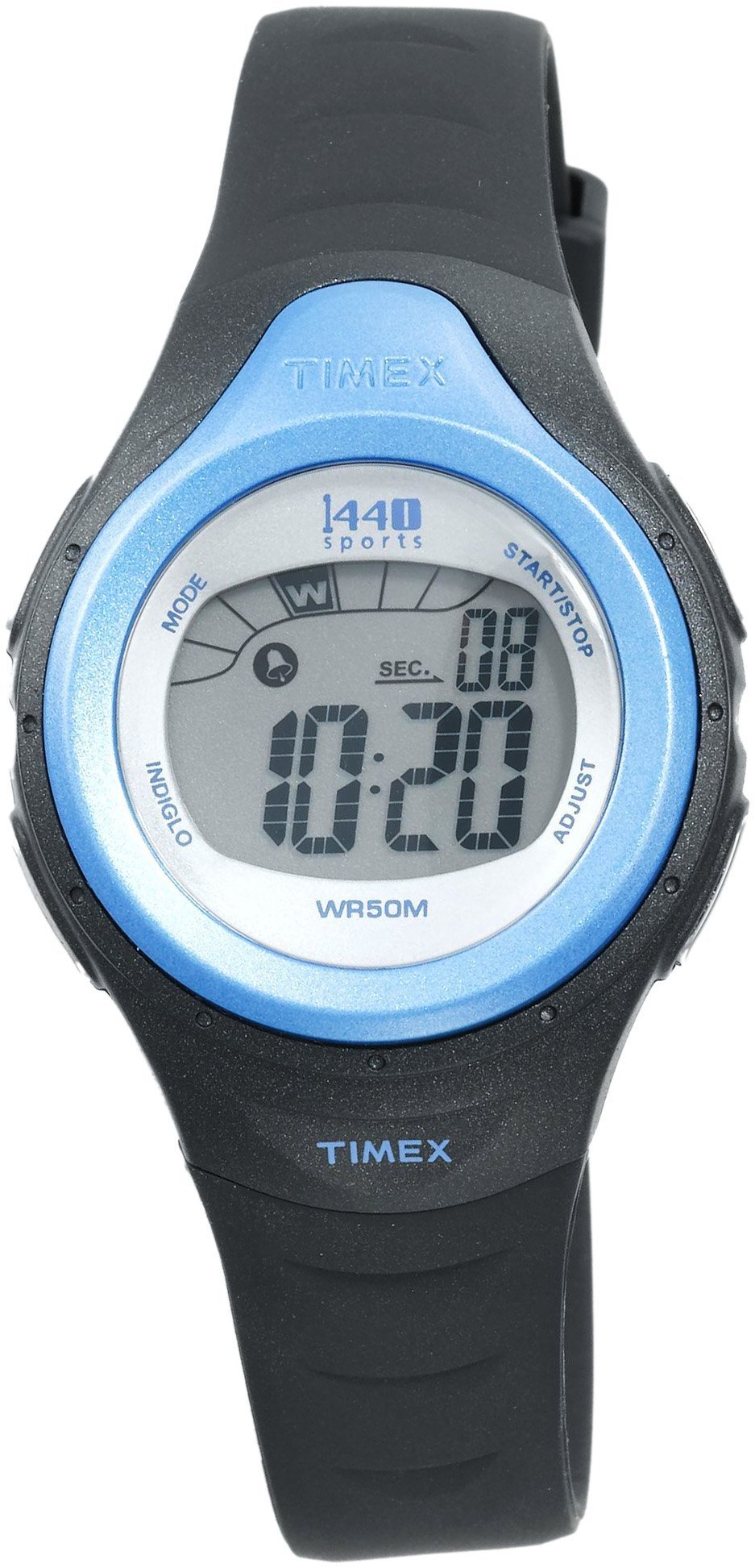 Timex 1440 Sports Mid Size Watch for Men & Women - Waterproof Digital Chronograph with Alarm & Stopwatch - Perfect for Running, Swimming & Outdoor Activities