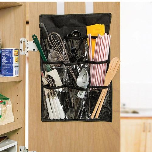 Space-Saving Cabinet Door Pocket Organizer - Perfect for Kitchen, Bathroom & Closet Storage | Durable & Multi-Purpose Organizer for Spices, Toys & Essentials