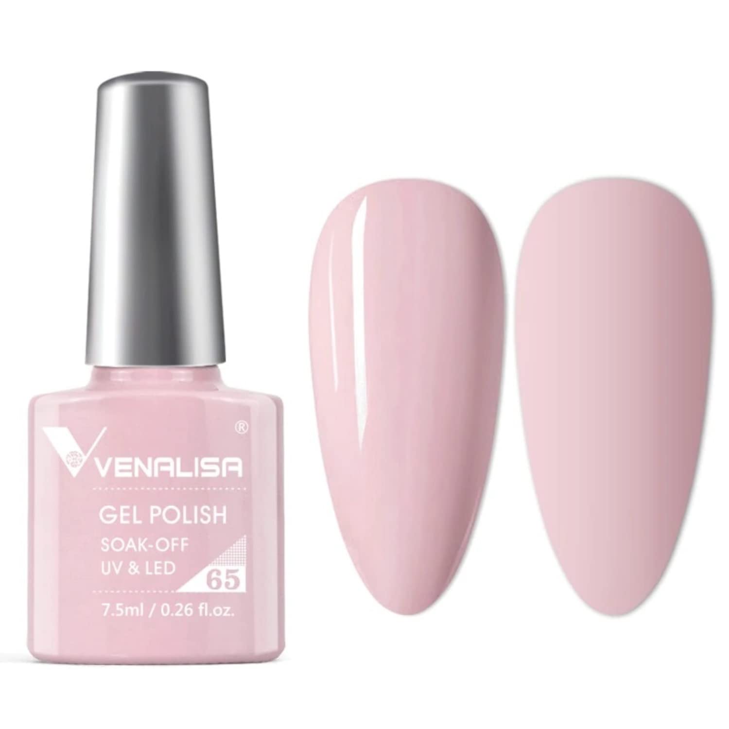 VENALISA #65 Gel Nail Polish 7.5ml - Soak Off UV LED Nail Gel for Manicure & Nail Art - Salon Quality, Long Lasting, Needs UV/LED Light to Cure - Perfect for Home DIY Nails, Professional Salon Use & Special Occasions