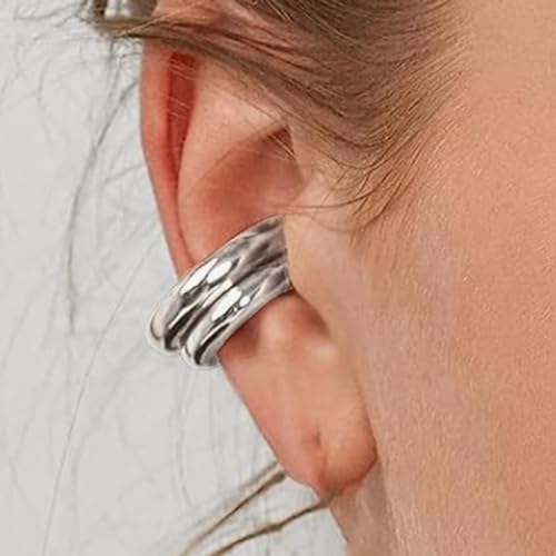 C2:silver ear cuff