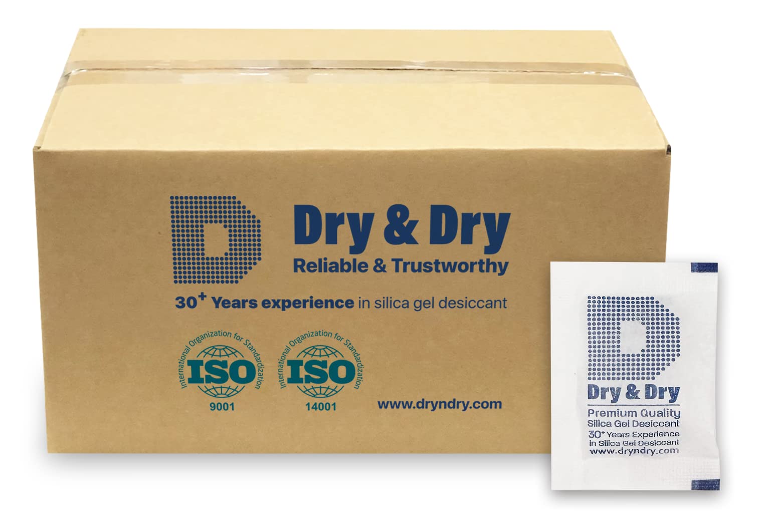 Dry & Dry 5 Gram [3000 Packets] Rechargeable Silica Gel Desiccant Packs - Moisture Absorber for Food Storage, Electronics, Documents & Closet Protection | Fabric Silica Gel Packets for Long-Term Preservation