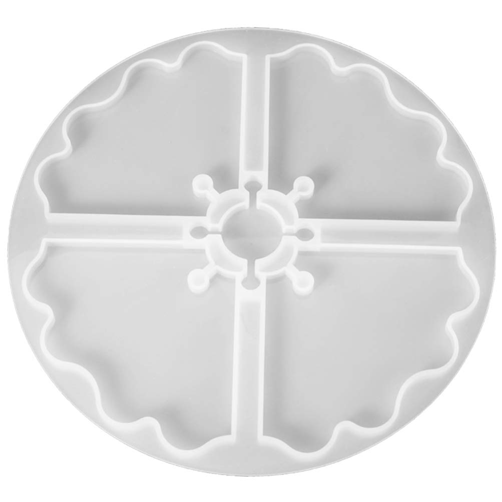 Premium Silicone Molds for DIY Crafts - Epoxy Resin Jewelry, Crystal Soap, Cake & Coaster Casting Molds - Handmade Jewelry Making Supplies (White) - Perfect for Home Decor, Gift Making & Creative Projects