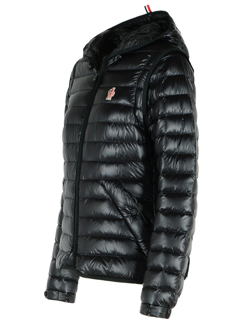 Karura Black Polyamide Jacket - Lightweight Water-Resistant Outdoor Windbreaker for Hiking, Travel & Everyday Wear