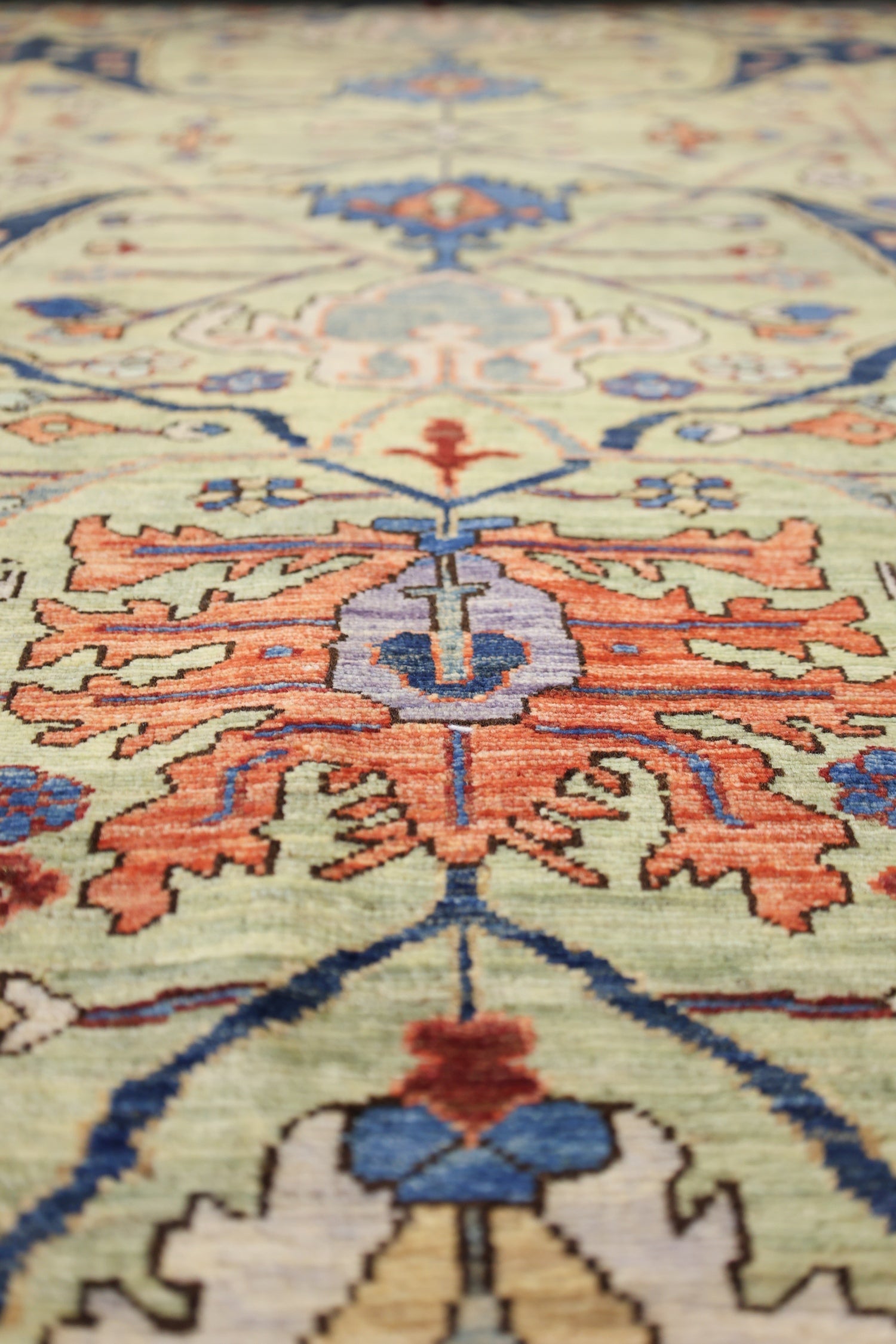 Handwoven Arabesque Tribal Rug - Bohemian Style Area Carpet for Living Room, Bedroom, or Home Decor - J71102