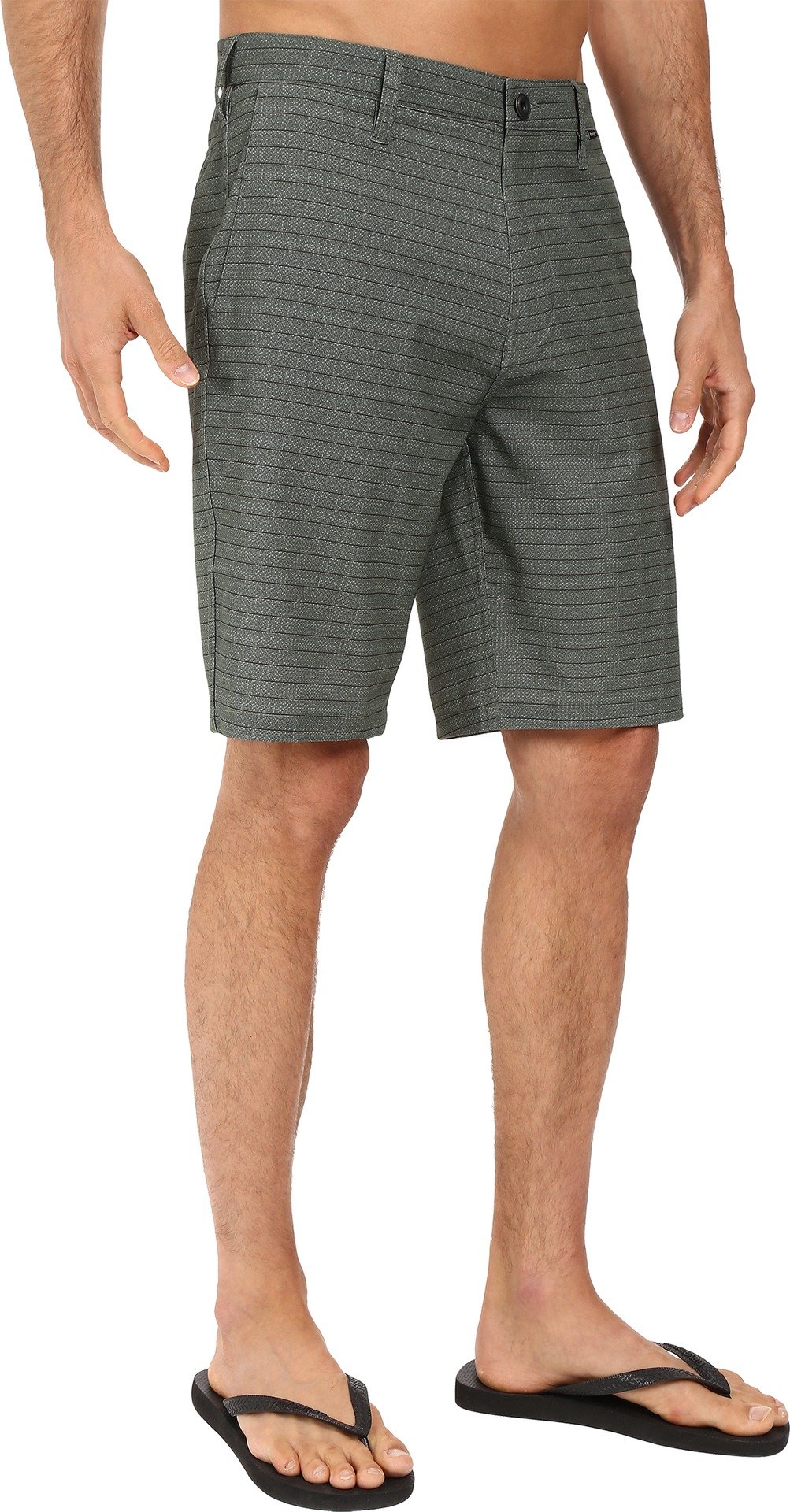 Hurley Men's Phantom Crestway Walkshorts - Carbon Green Quick-Dry Athletic Shorts for Running, Gym & Outdoor Activities