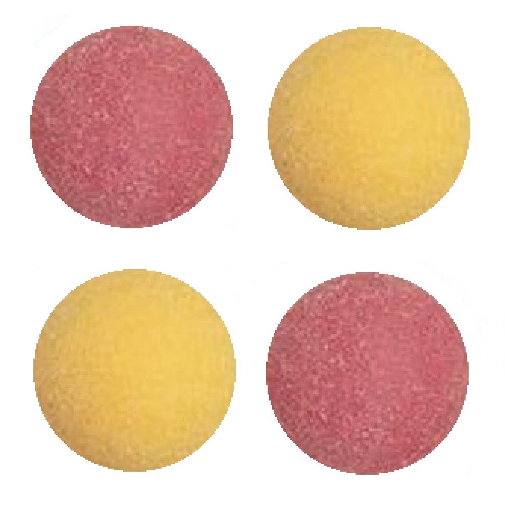 4 OEM Tornado Foosball Balls - Red & Yellow Replacement Set for Table Soccer Games - Perfect for Home, Bar, and Arcade Entertainment